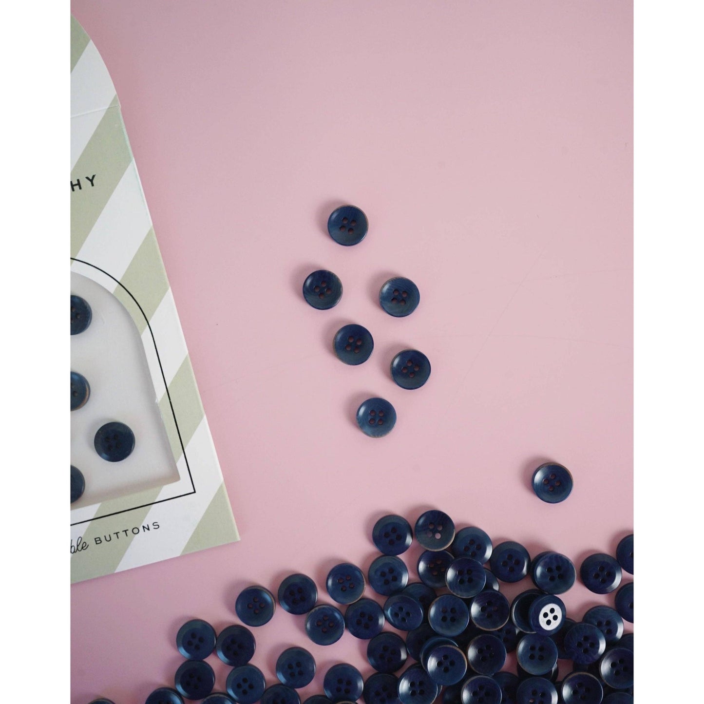 Matchy Matchy Sewing Club-Midnight 1/2" Corozo Nut Buttons-button-gather here online