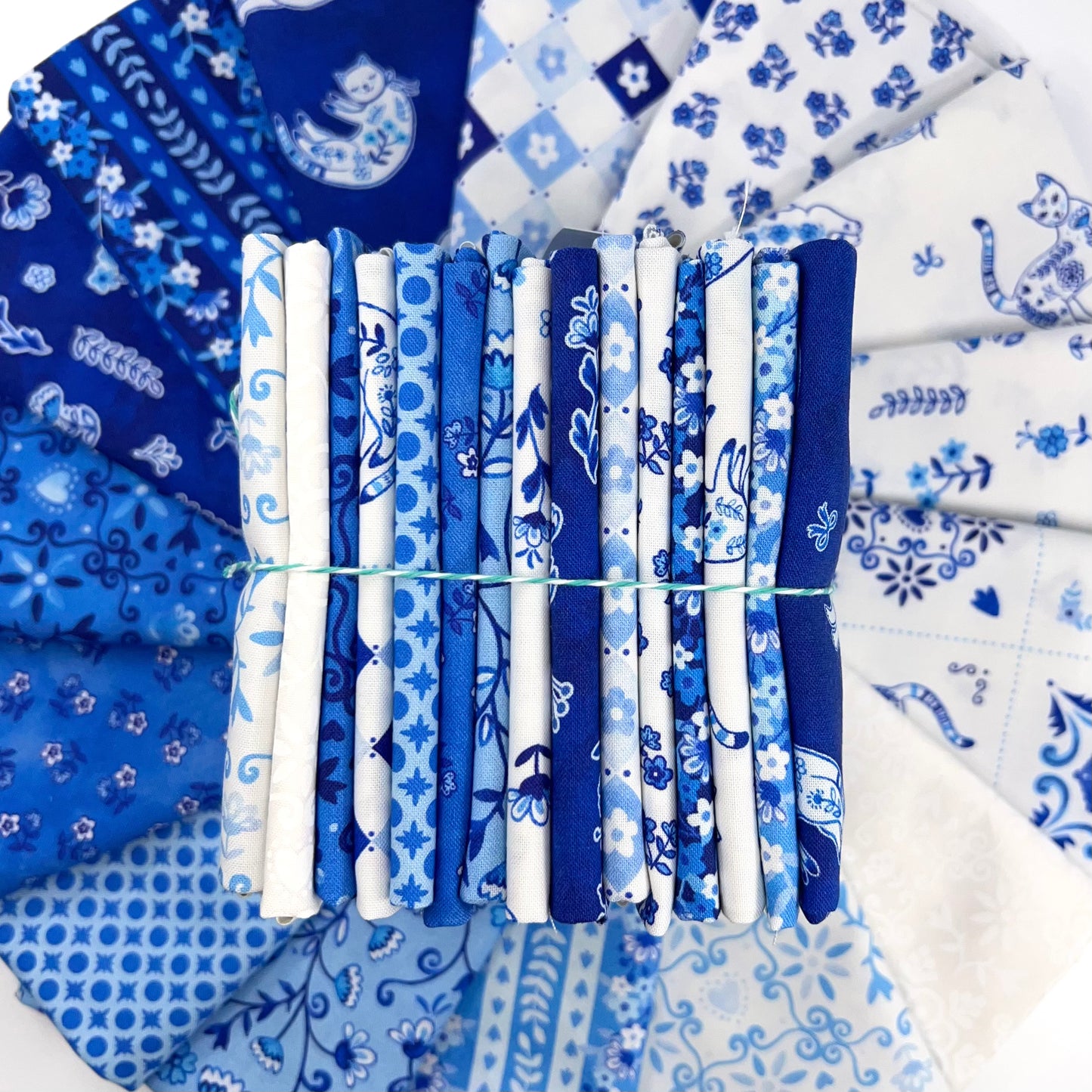 Fat Quarter Bundle of Chateau Meow (15 Pieces)