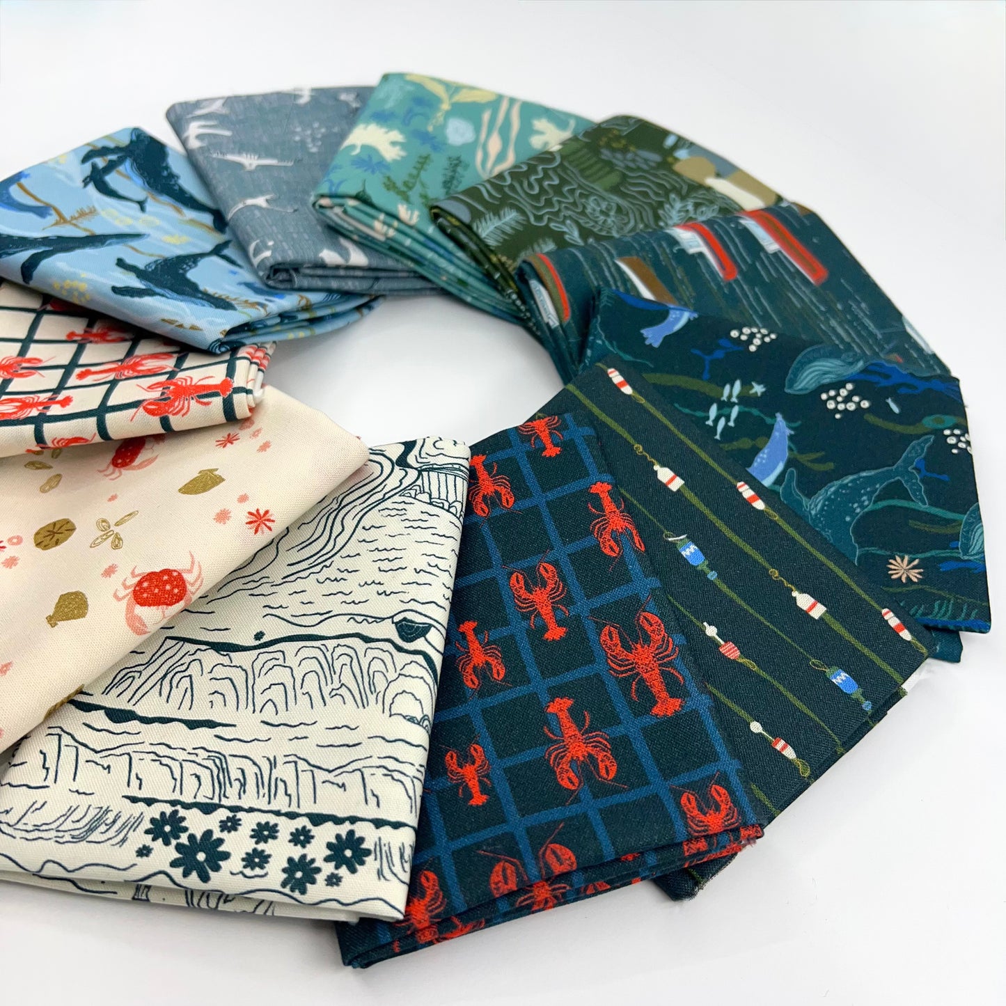 Fat Quarter Bundle of Rocky Coast (11 Pieces)