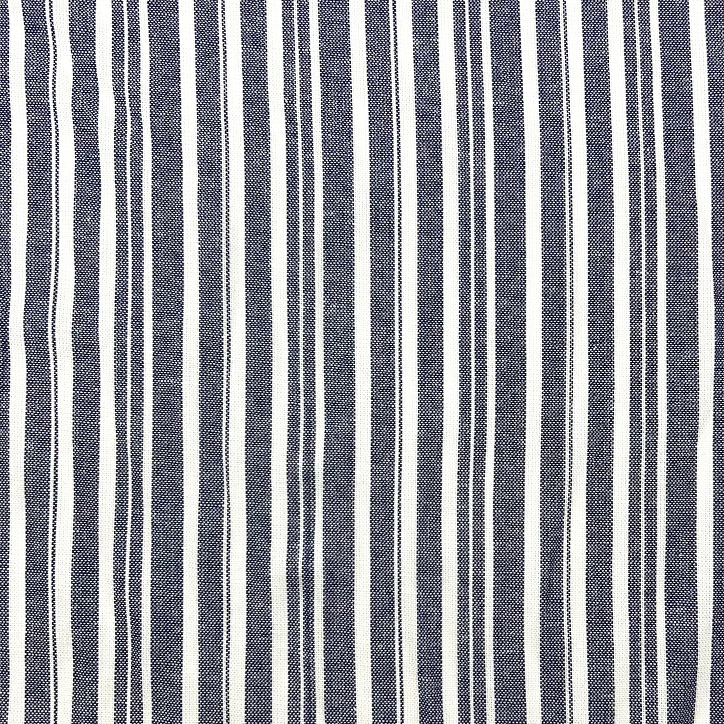 Coastal Stripe Linen Rayon - Navy