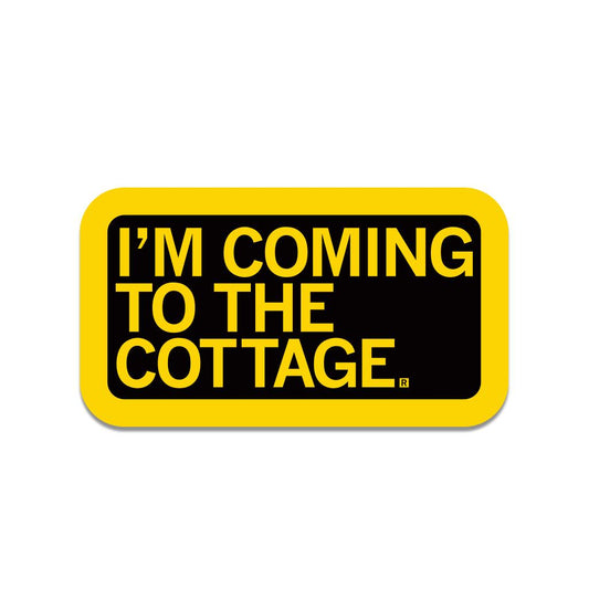 RAYGUN-I'm Coming To The Cottage Die-Cut Sticker-sticker-gather here online