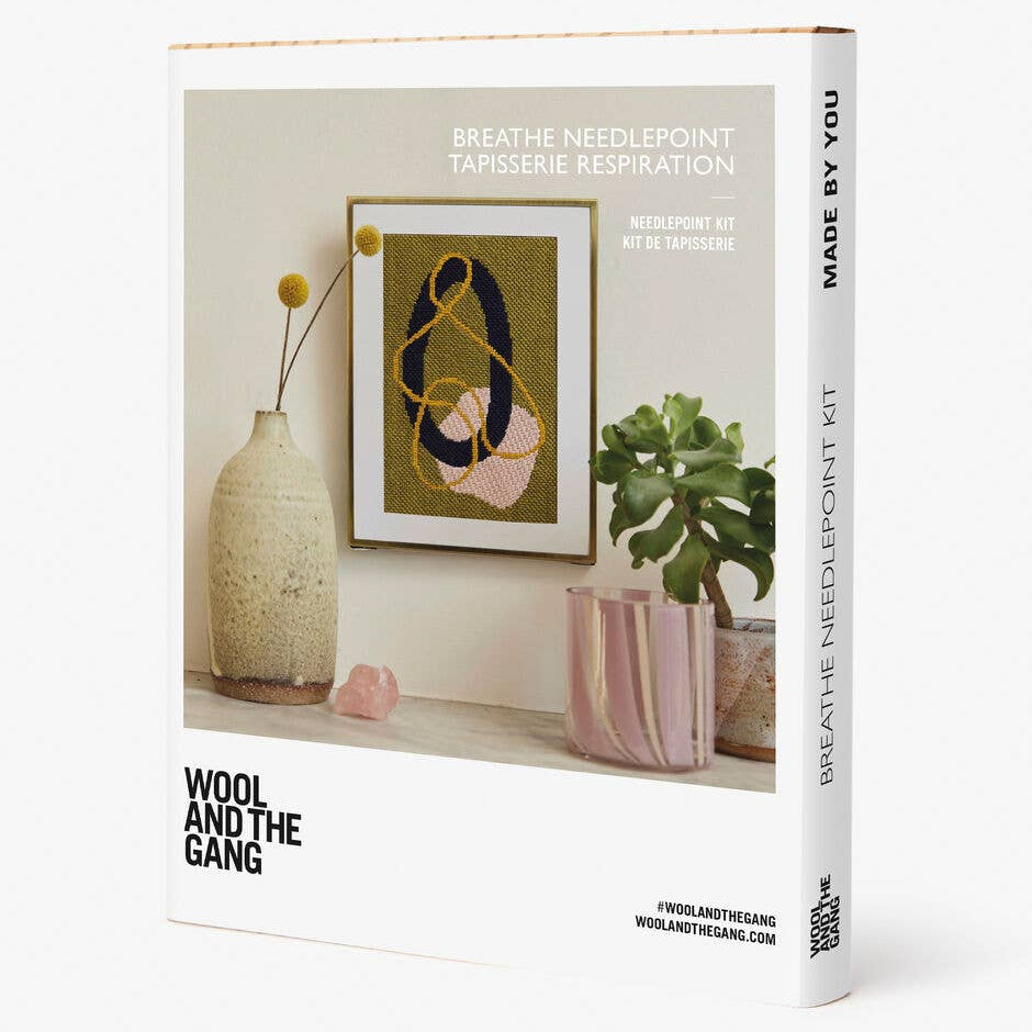 DMC-Breathe Needlepoint Kit-xstitch kit-gather here online