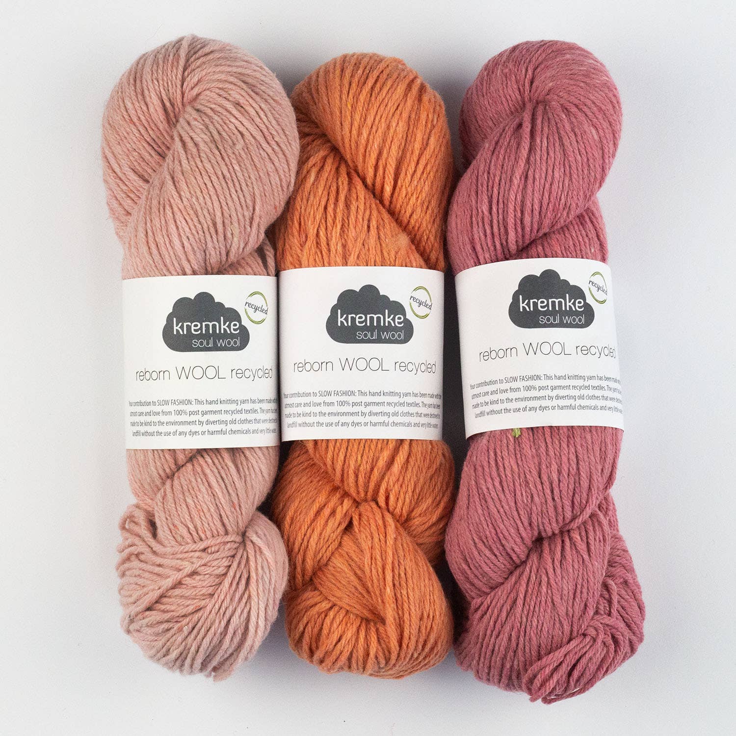 Kremke Selected Yarns-Reborn Wool Recycled Yarn by Kremke Soul Wool-yarn-gather here online