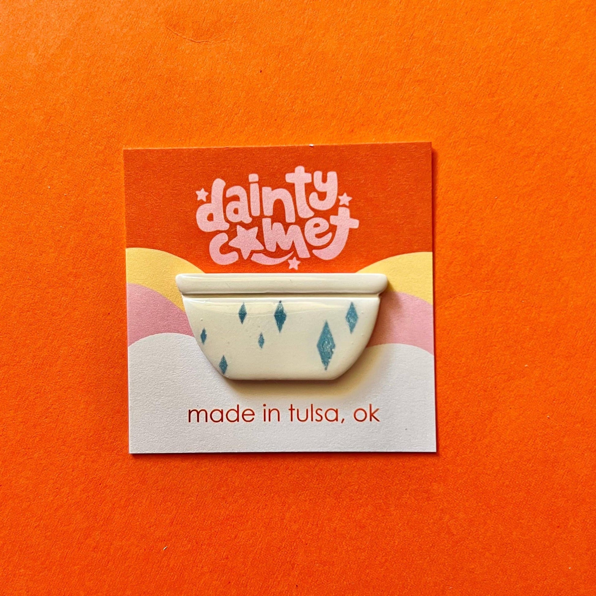 Dainty Comet-Retro Cookware Needle Minder-embroidery notion-gather here online