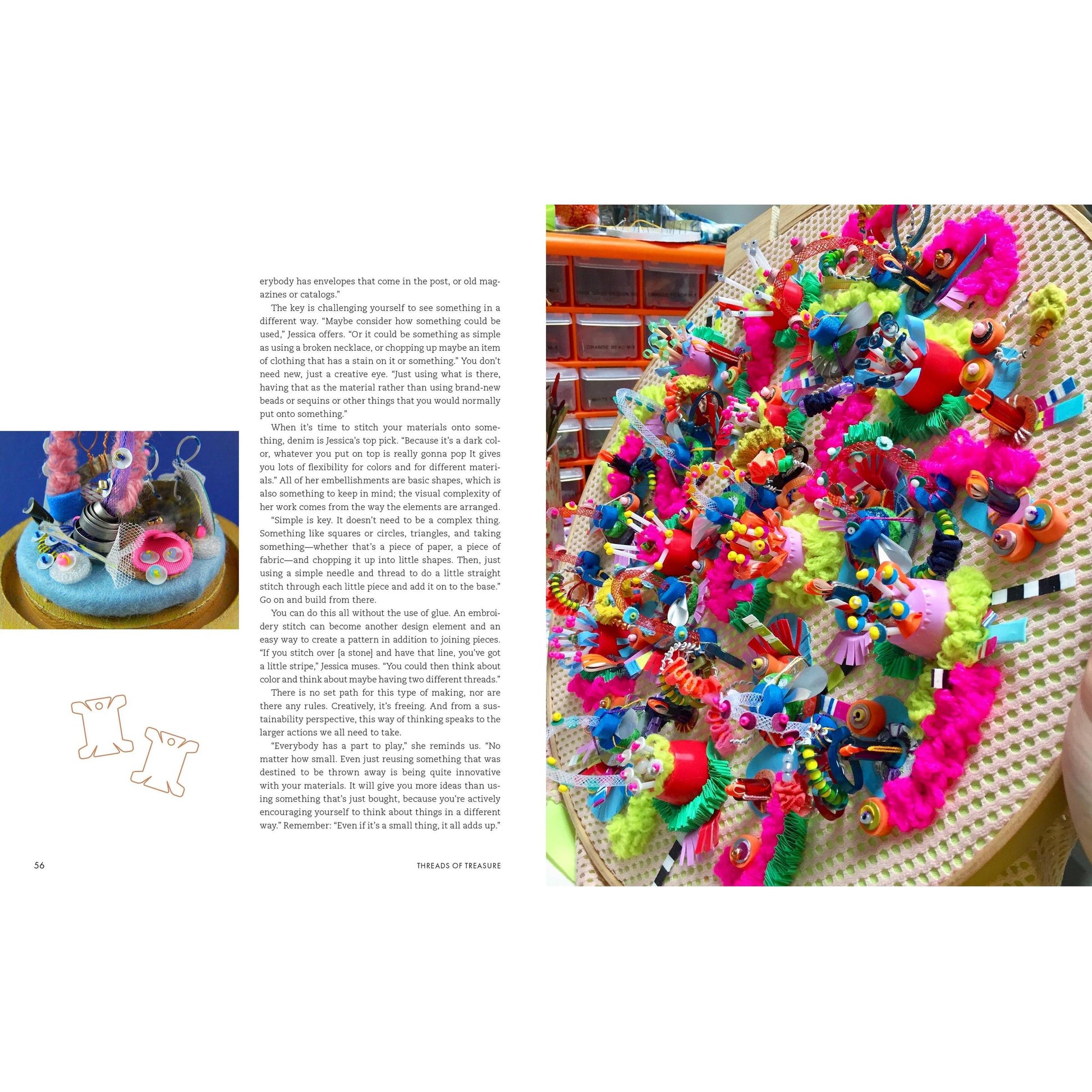 Schiffer Publishing-Threads of Treasure-book-gather here online