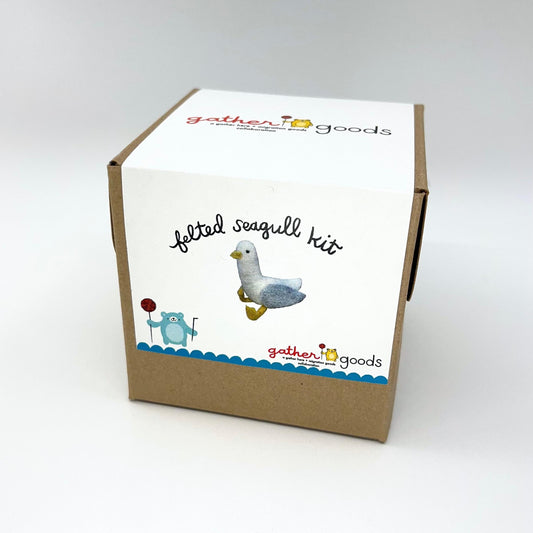 gather goods-Seagull - Basic Needle Felting Kit-craft kit-gather here online
