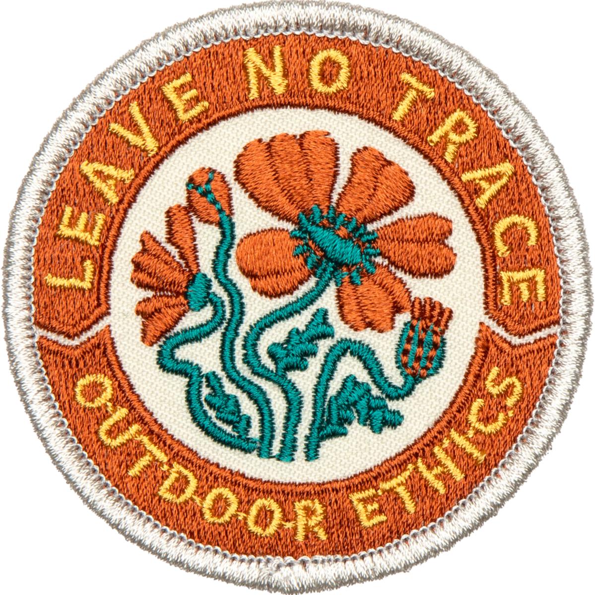 The Landmark Project-Leave No Trace Outdoor Ethics Iron-On Patch-patches + pins-gather here online