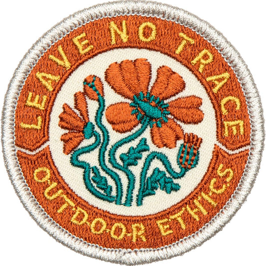 The Landmark Project-Leave No Trace Outdoor Ethics Iron-On Patch-patches + pins-gather here online