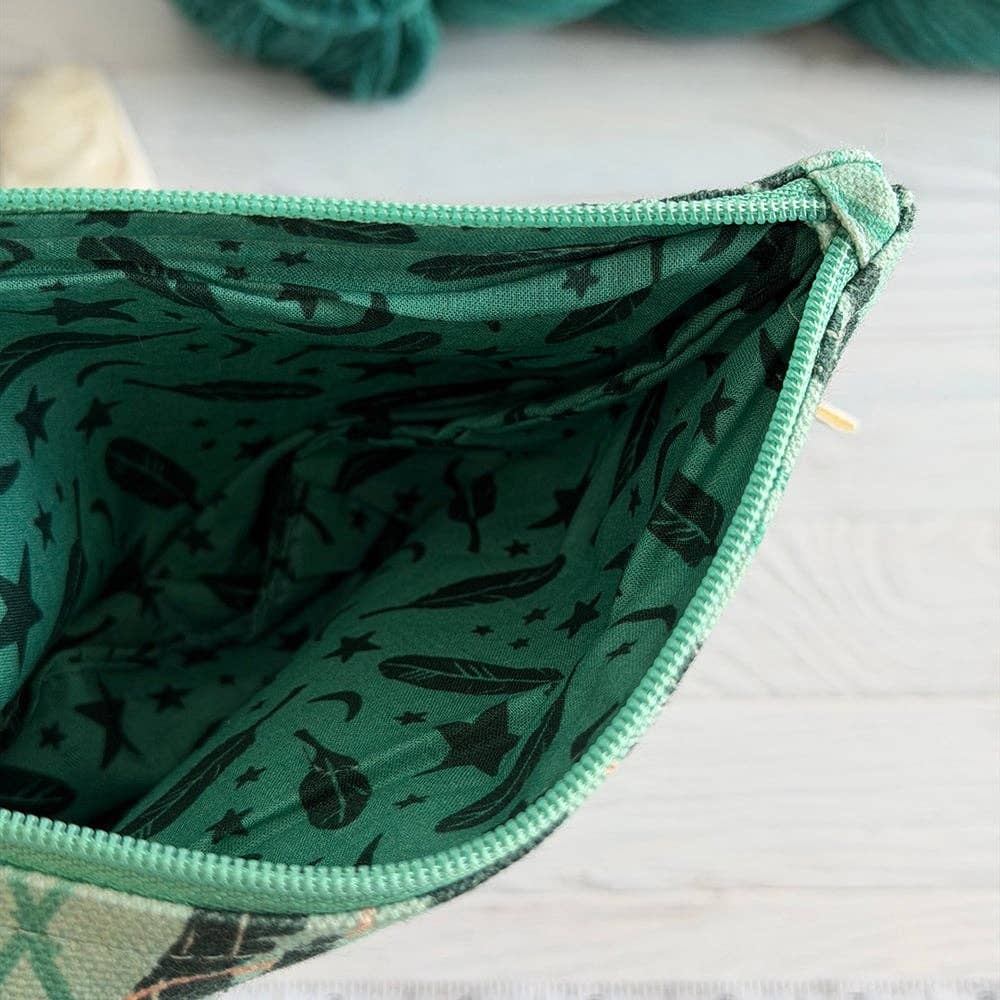 Home Row Handcraft-Notions Zipper Pouch - Song of The Sea-craft organizer-gather here online