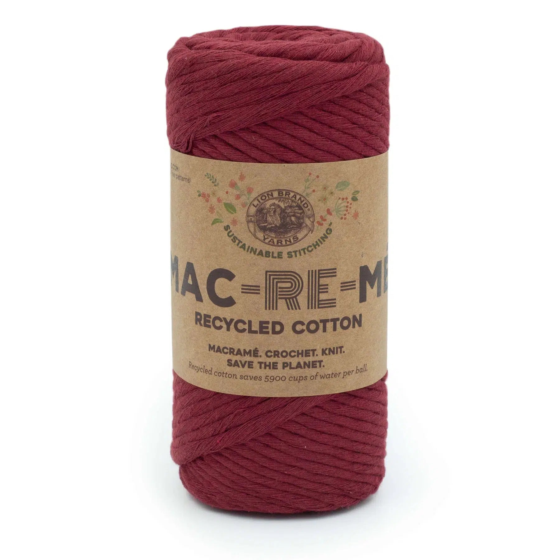 Lion Brand Yarns-Mac-Re-Me Yarn-yarn-Red Velvet-gather here online