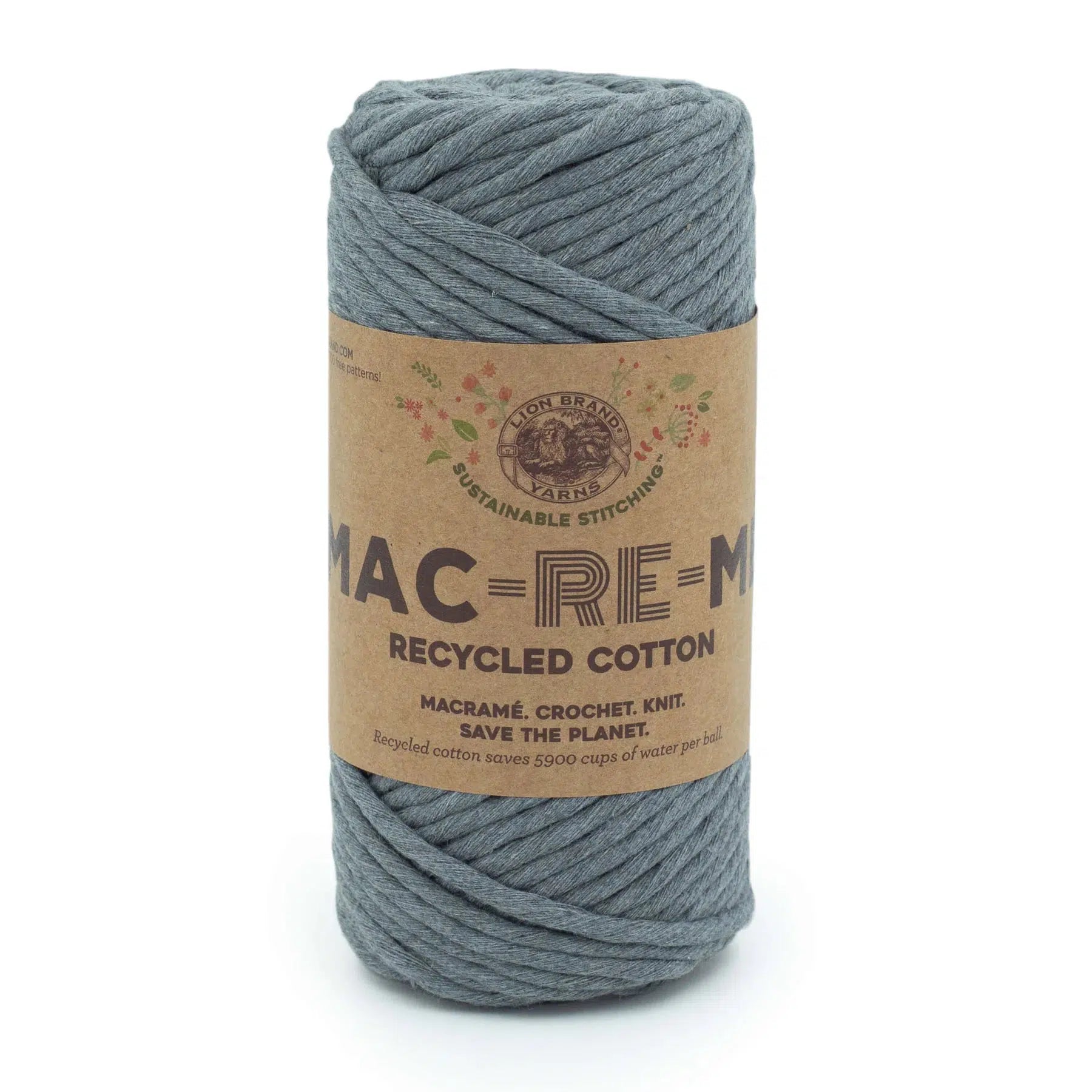 Lion Brand Yarns-Mac-Re-Me Yarn-yarn-Charcoal-gather here online