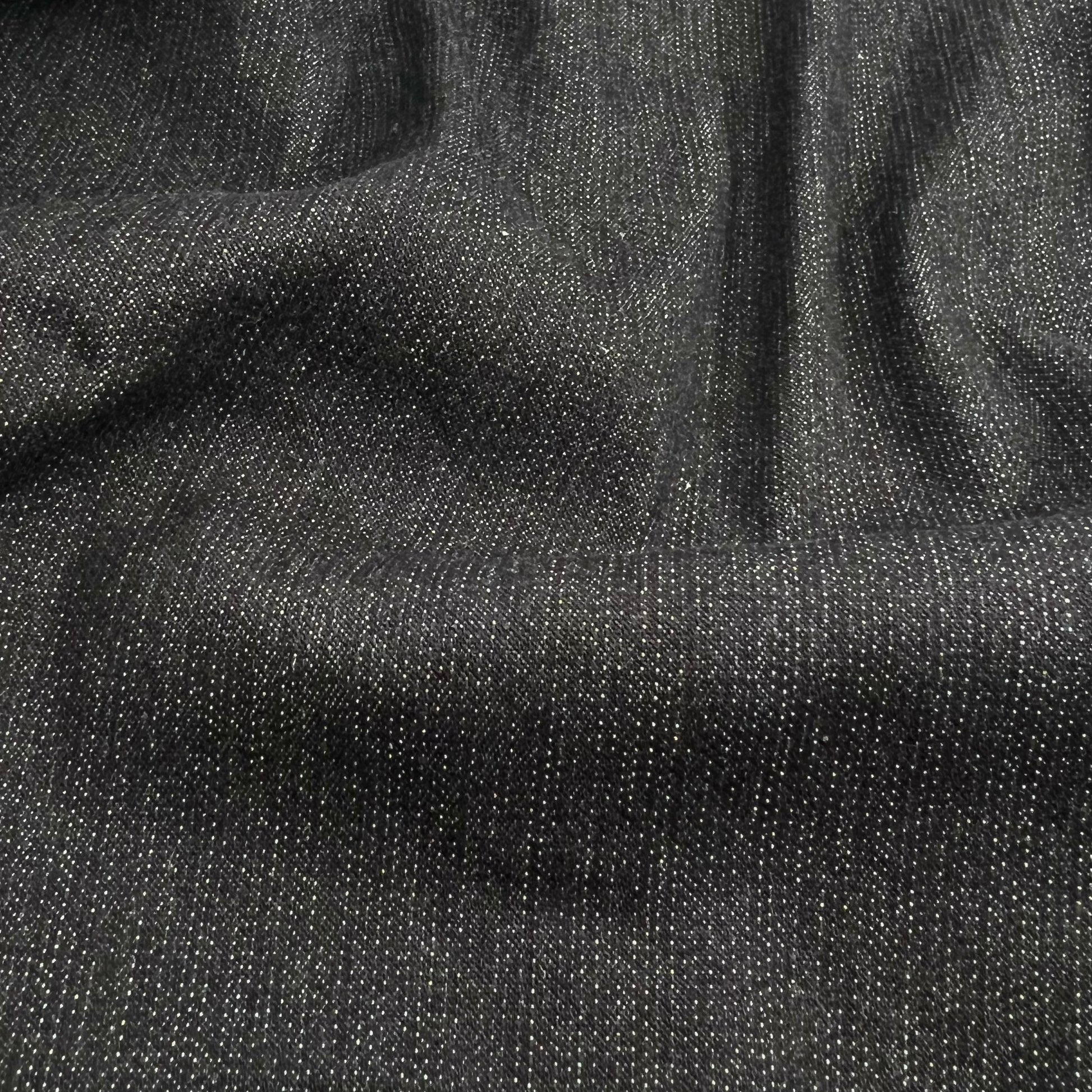 Lady McElroy-Arizona Stretch Denim - Black-fabric-gather here online