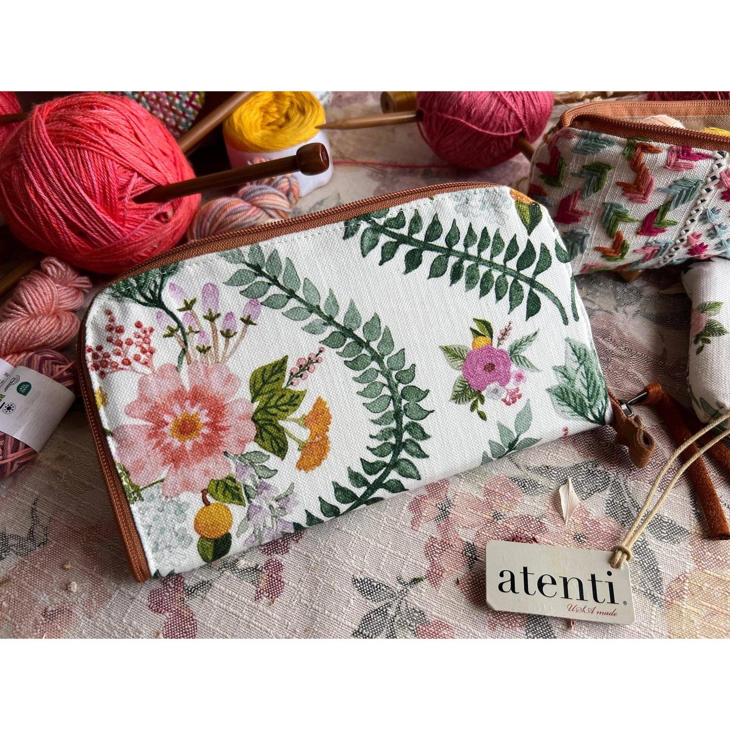 Atenti-Florence Needles, Hooks, and Tools Case-craft organizer-gather here online