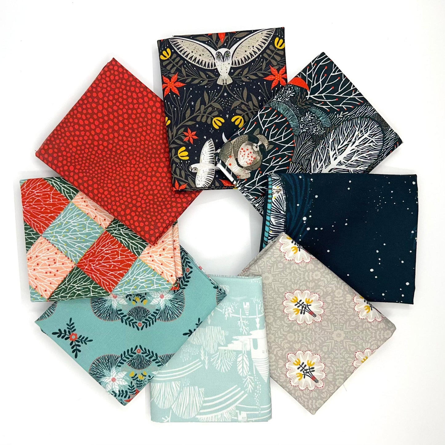 Fat Quarter Bundle of Silent Night (8 Pieces)