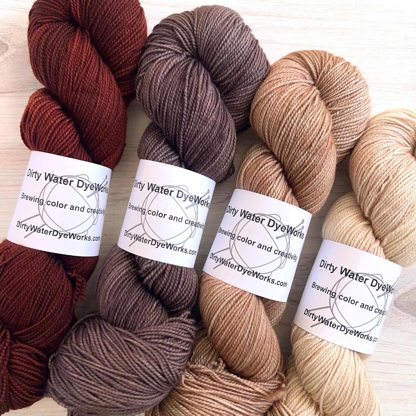Dirtywater Dyeworks-Lillian-yarn-gather here online