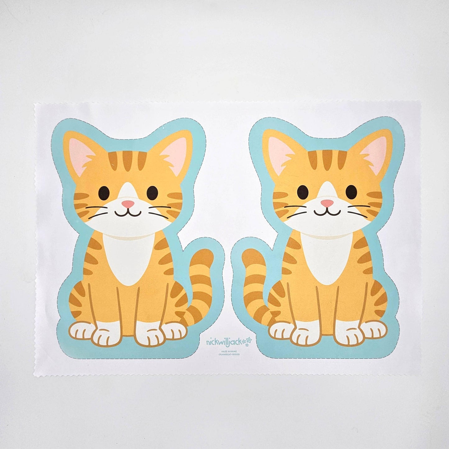 Nickwilljack-Sew Your Own Cat Complete Kit - Orange Cat-sewing kit-gather here online