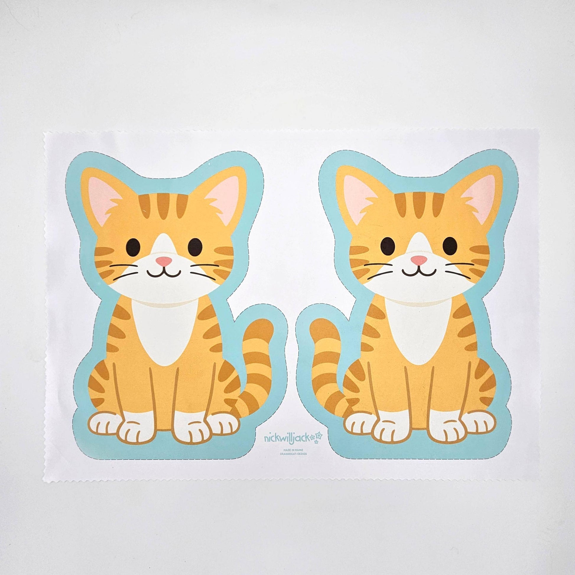 Nickwilljack-Sew Your Own Cat Complete Kit - Orange Cat-sewing kit-gather here online
