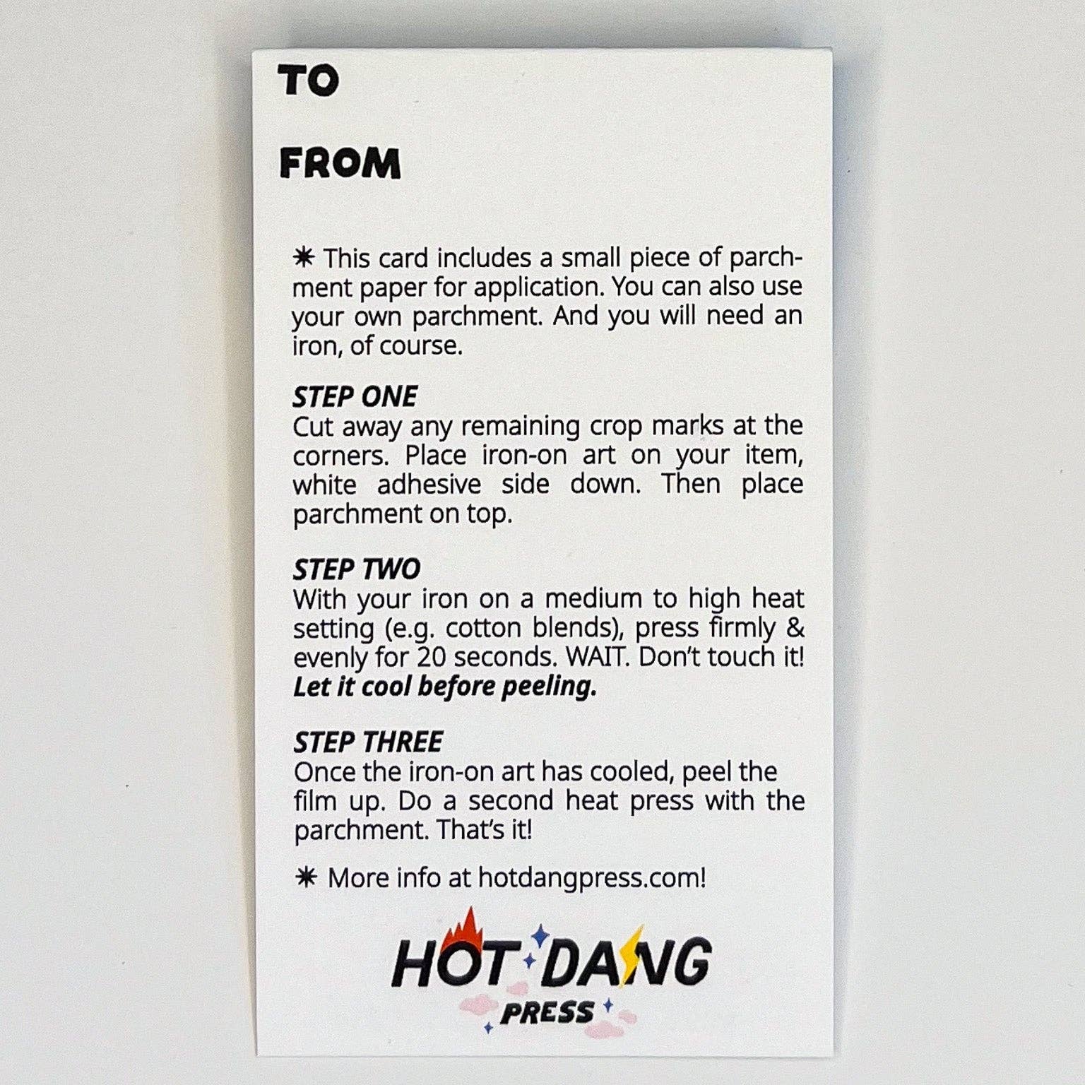 Hot Dang Press-Congrats Shooting Star Iron-On Transfer & Card-patches + pins-gather here online