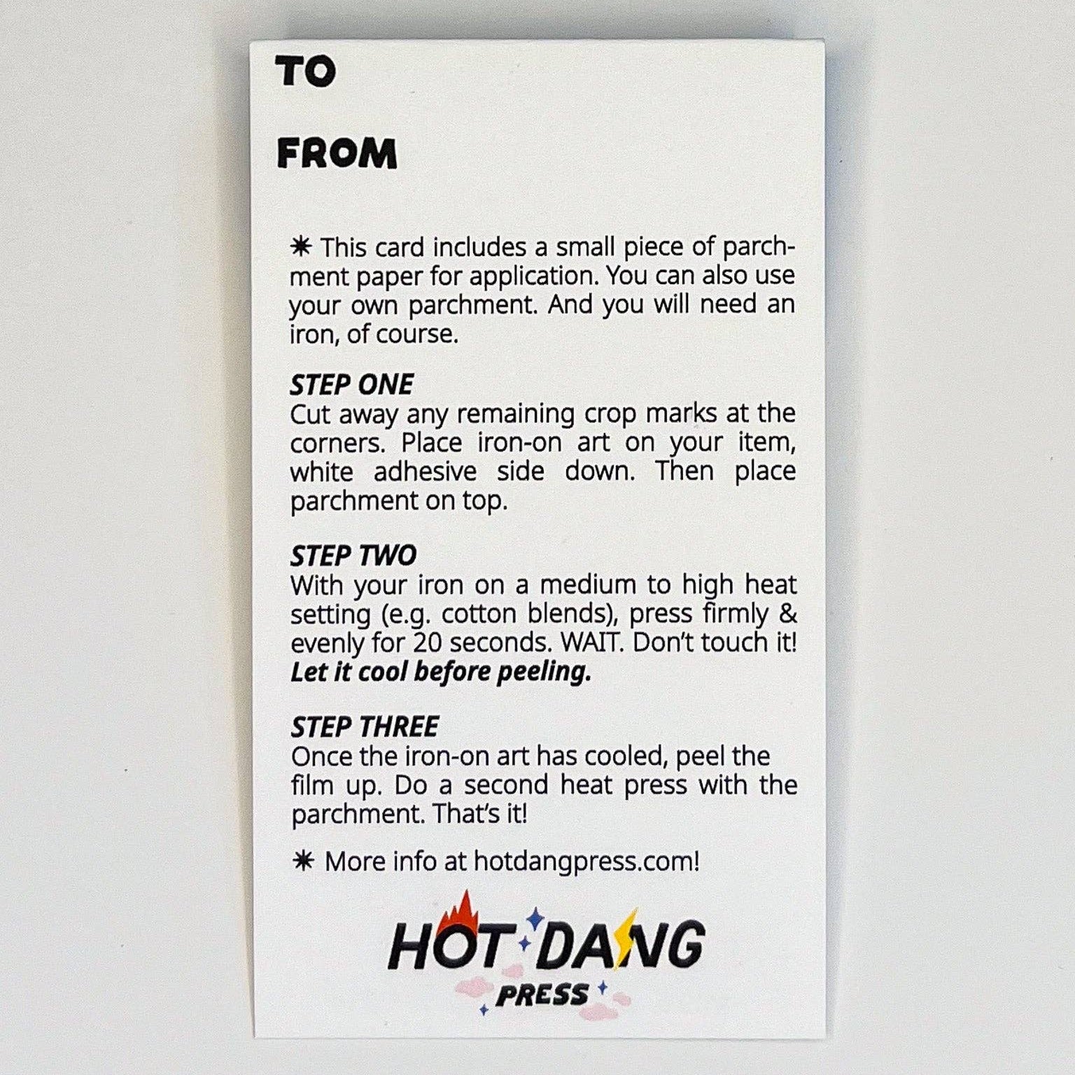 Hot Dang Press-Happy Birthday Cat Iron-On Transfer & Card-patches + pins-gather here online