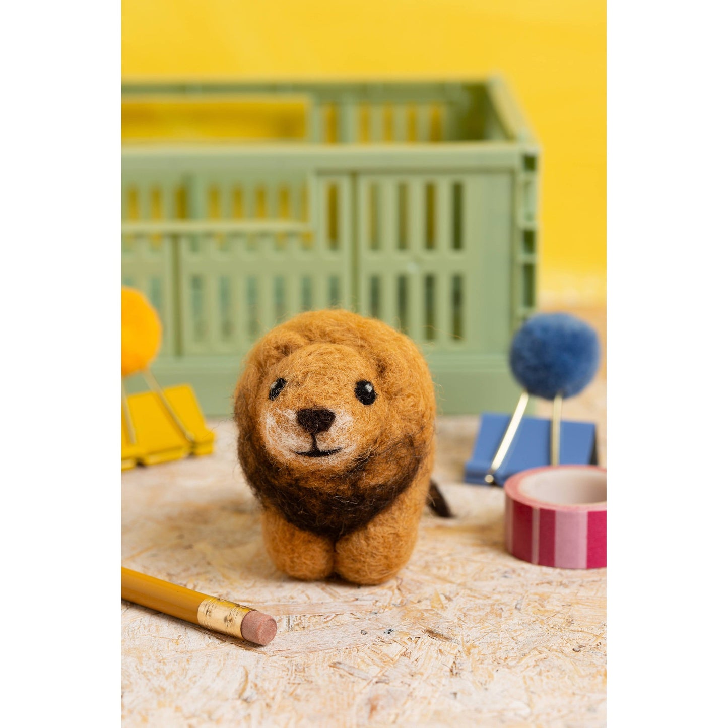 Hawthorn Handmade-Lion Mini Needle Felting Kit-craft kit-gather here online