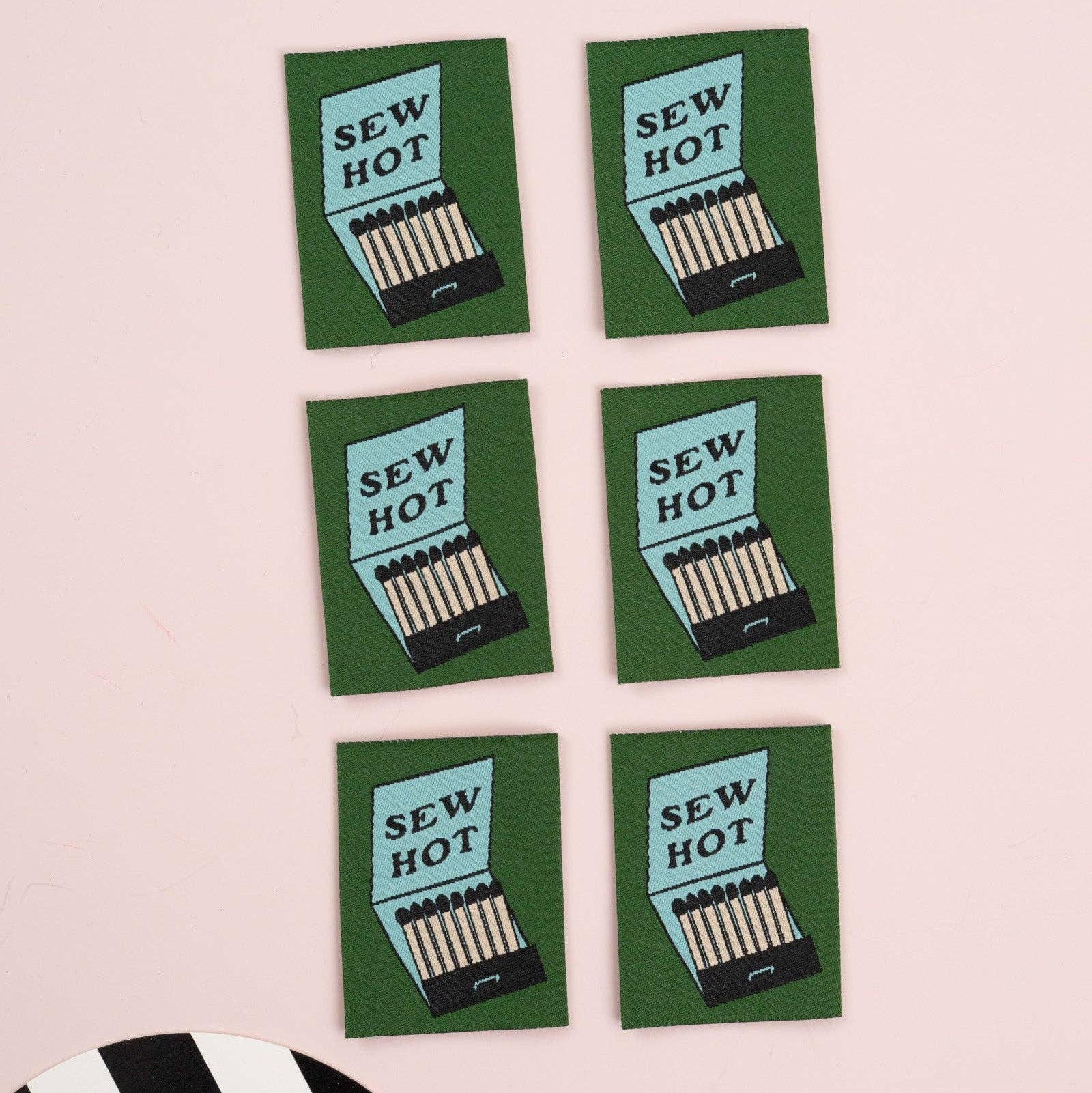 Matchy Matchy Sewing Club-Sew Hot Large Sew-In Labels-sewing notion-gather here online