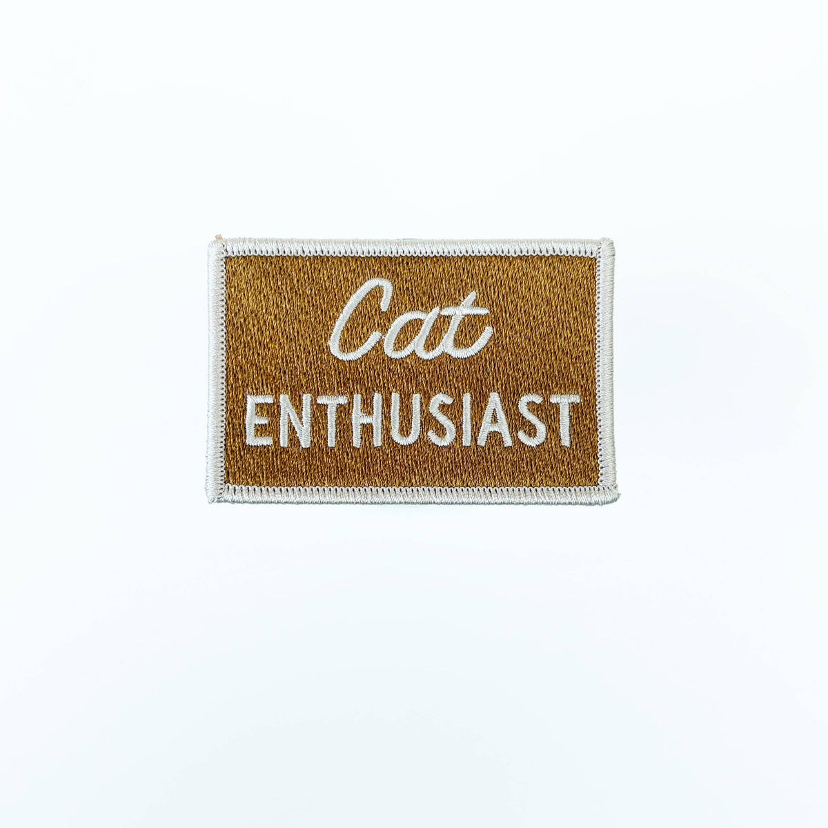 Cat Enthusiast Vintage Style Iron-On Patch