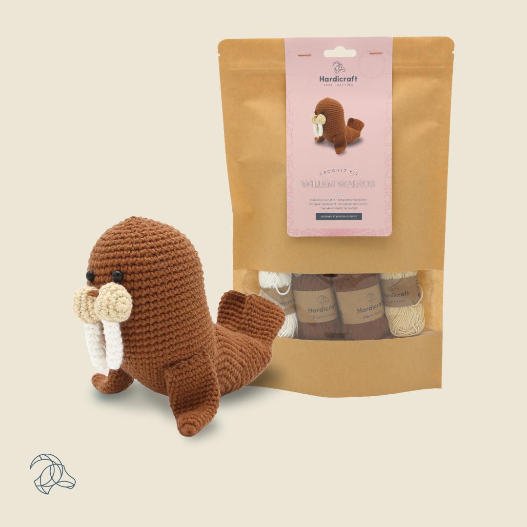 Hardicraft-DIY Crochet Kit - Willem Walrus-knitting / crochet kit-gather here online