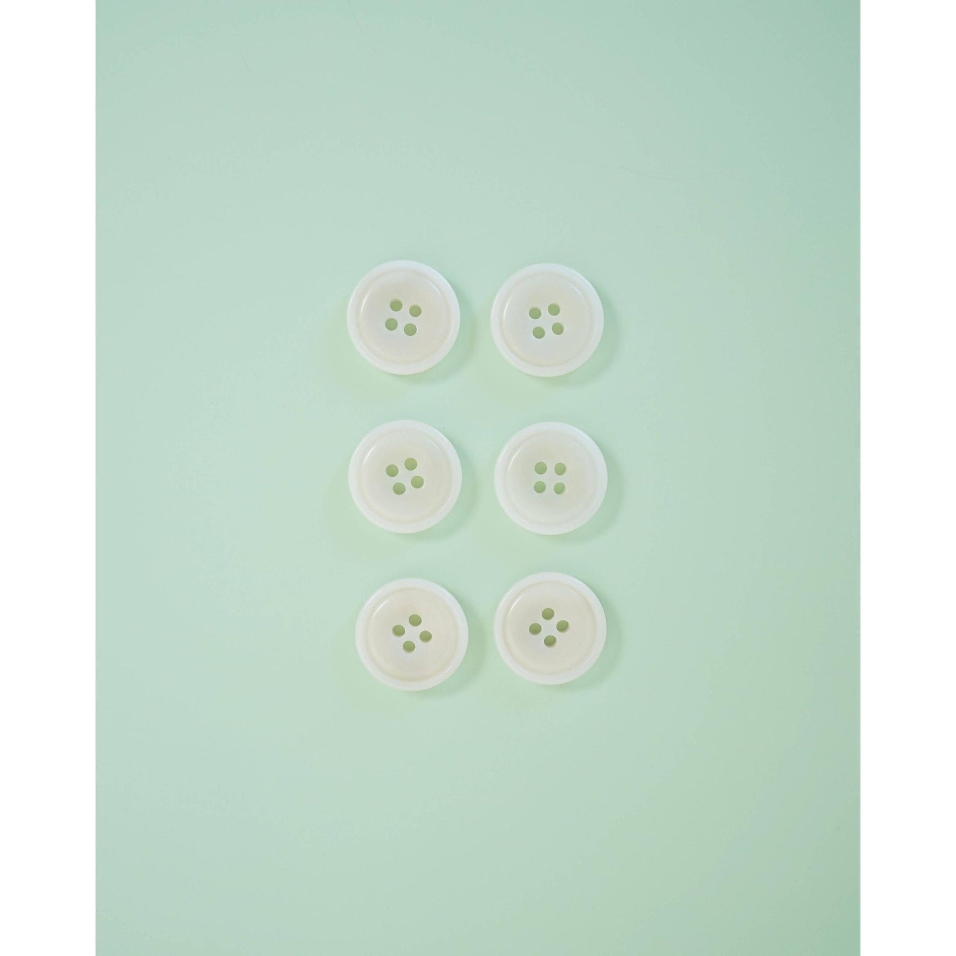 Matchy Matchy Sewing Club-Milk 7/8" Corozo Nut Buttons-button-gather here online