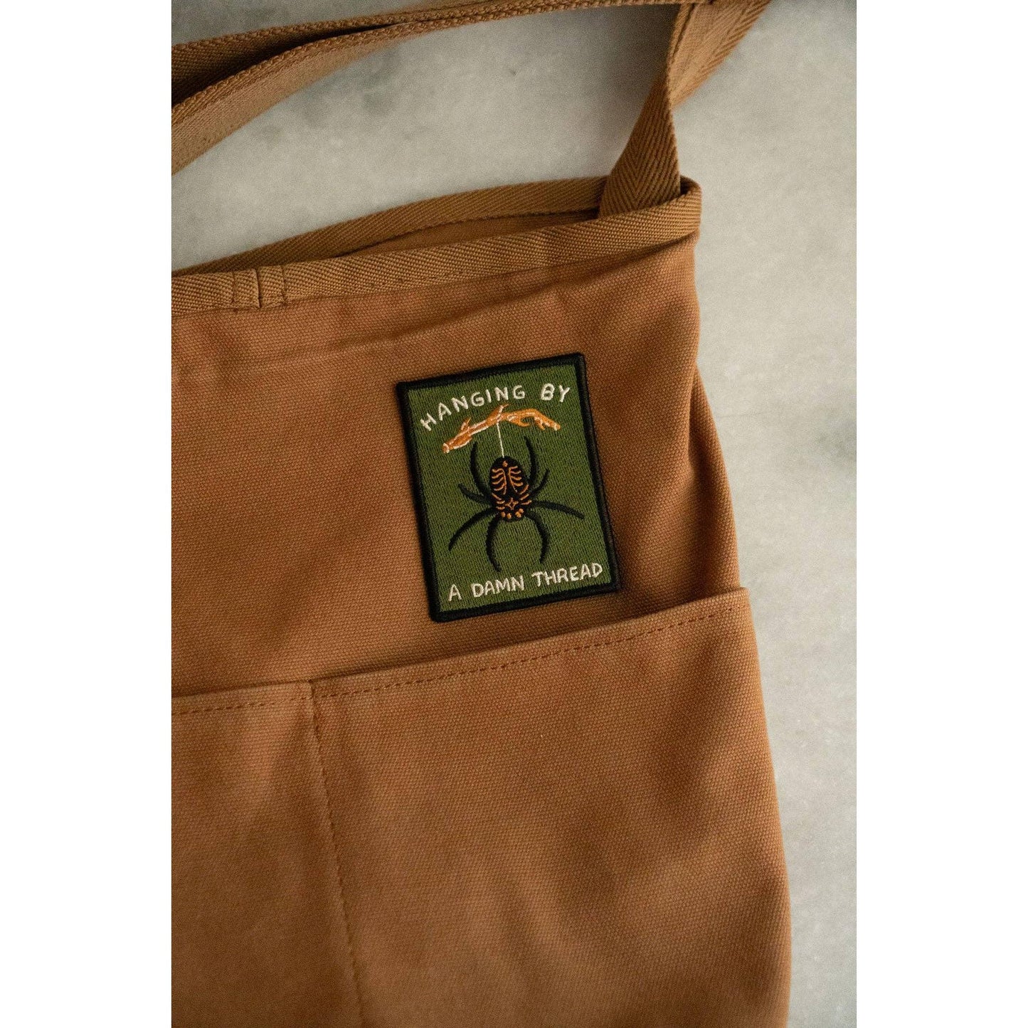 Stay Home Club-Hanging by a Thread Sticky Patch | Halloween Patch-sticker-gather here online