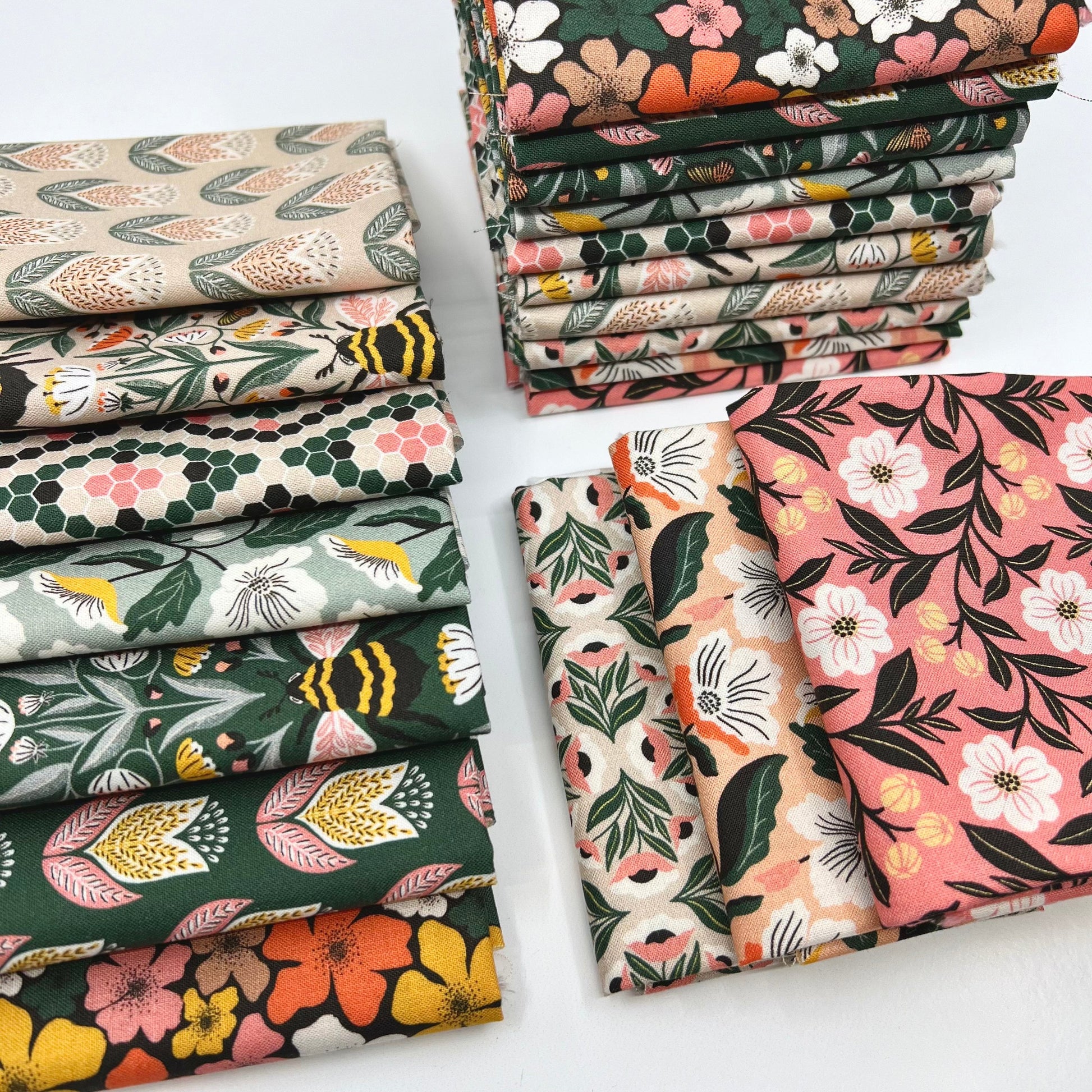 Cloud9-Fat Quarter Bundle of Honey Garden (10 Pieces)-fat quarters-gather here online