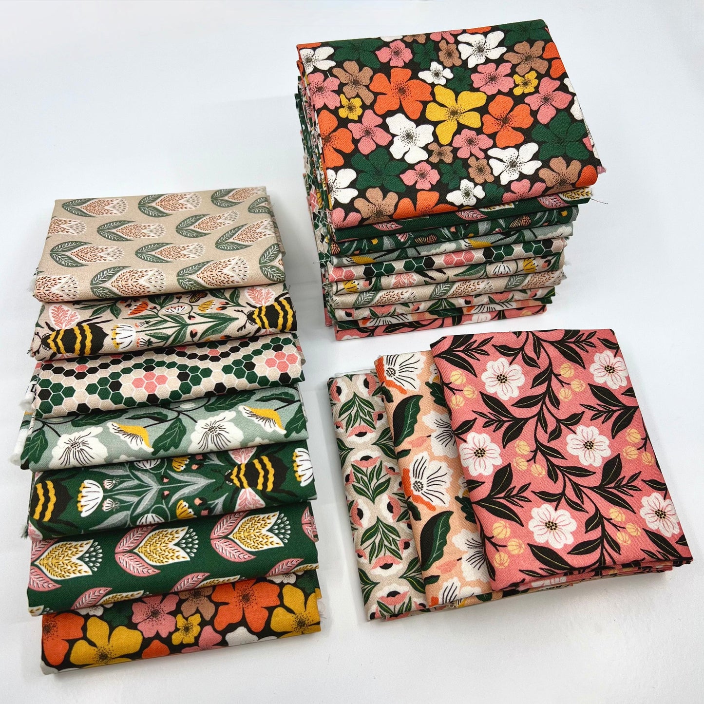 Cloud9-Fat Quarter Bundle of Honey Garden (10 Pieces)-fat quarters-gather here online