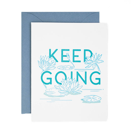 Sherry's Palette-Keep Going Greeting Card-greeting card-gather here online
