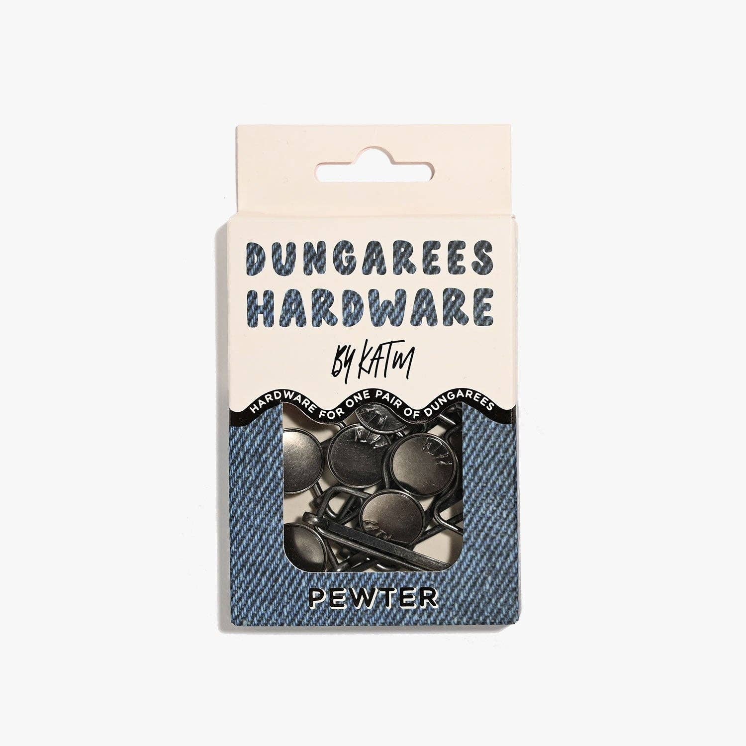 Kylie and The Machine-Dungarees Hardware Kit - Pewter-hardware kit-gather here online