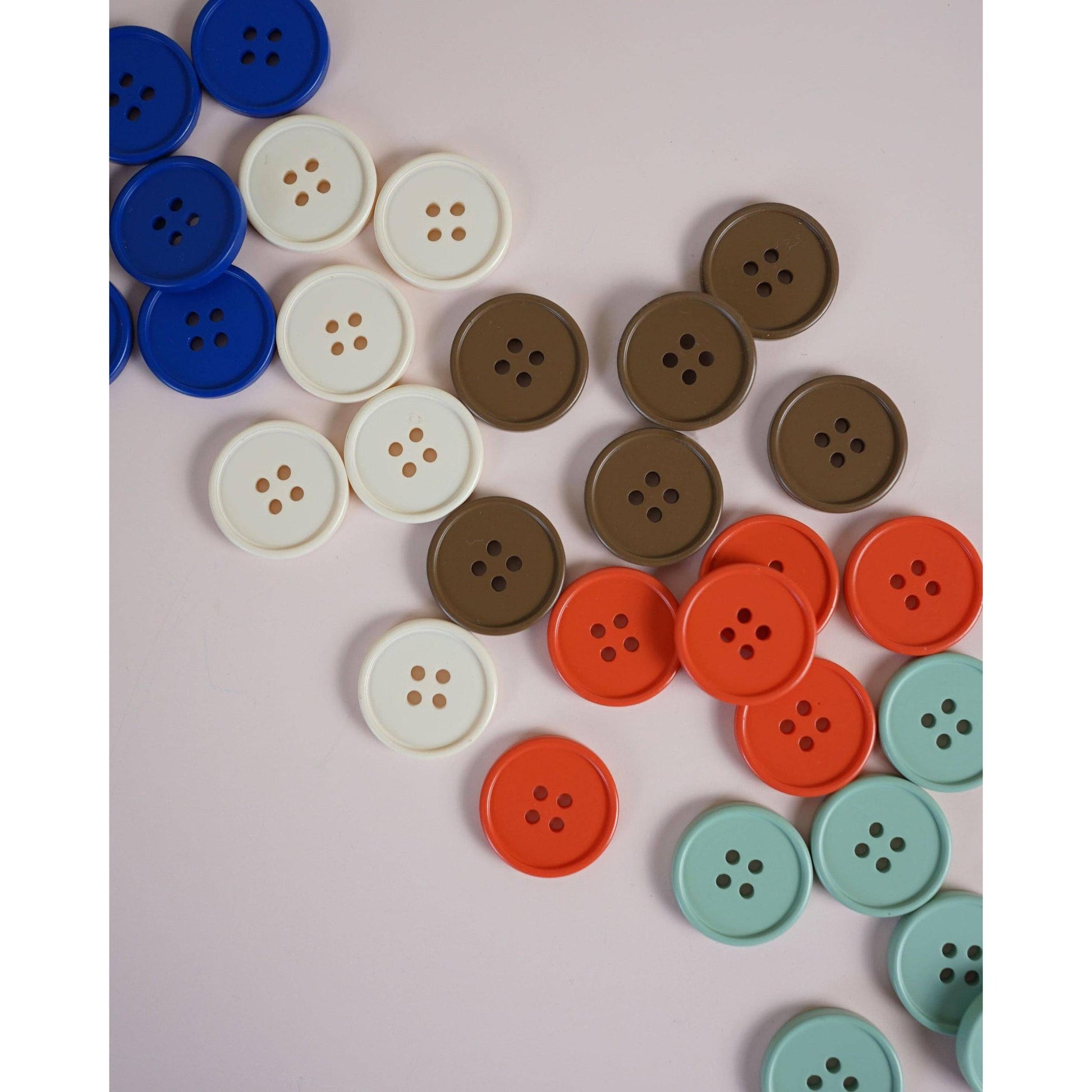 Matchy Matchy Sewing Club-Cocoa Retro Buttons-button-gather here online