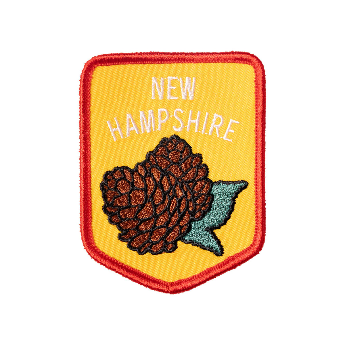 Oxford Pennant-New Hampshire Iron-On Patch-patches + pins-gather here online