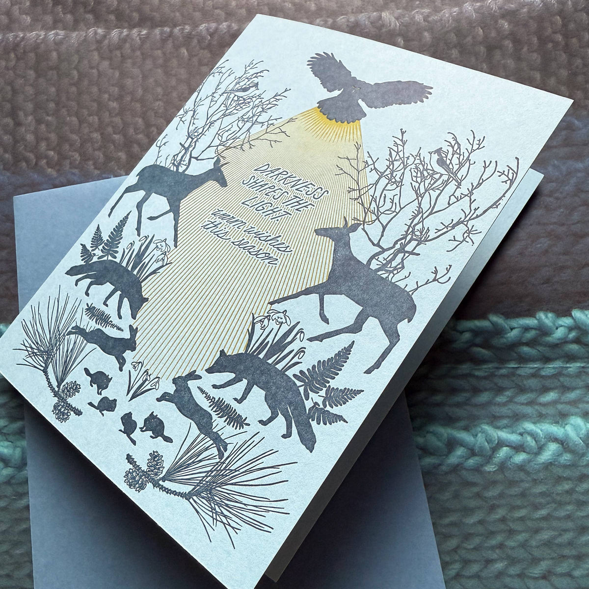 Warm Wishes Solstice Greeting Card