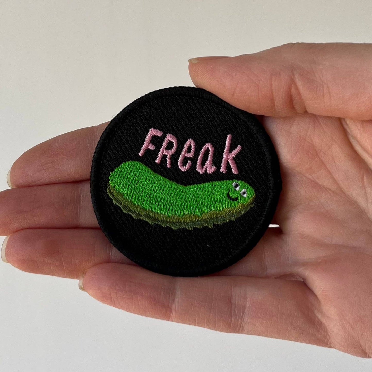 Ramona Muse Lambert-Freak Pickle 2" Embroidered Patch-patches + pins-gather here online