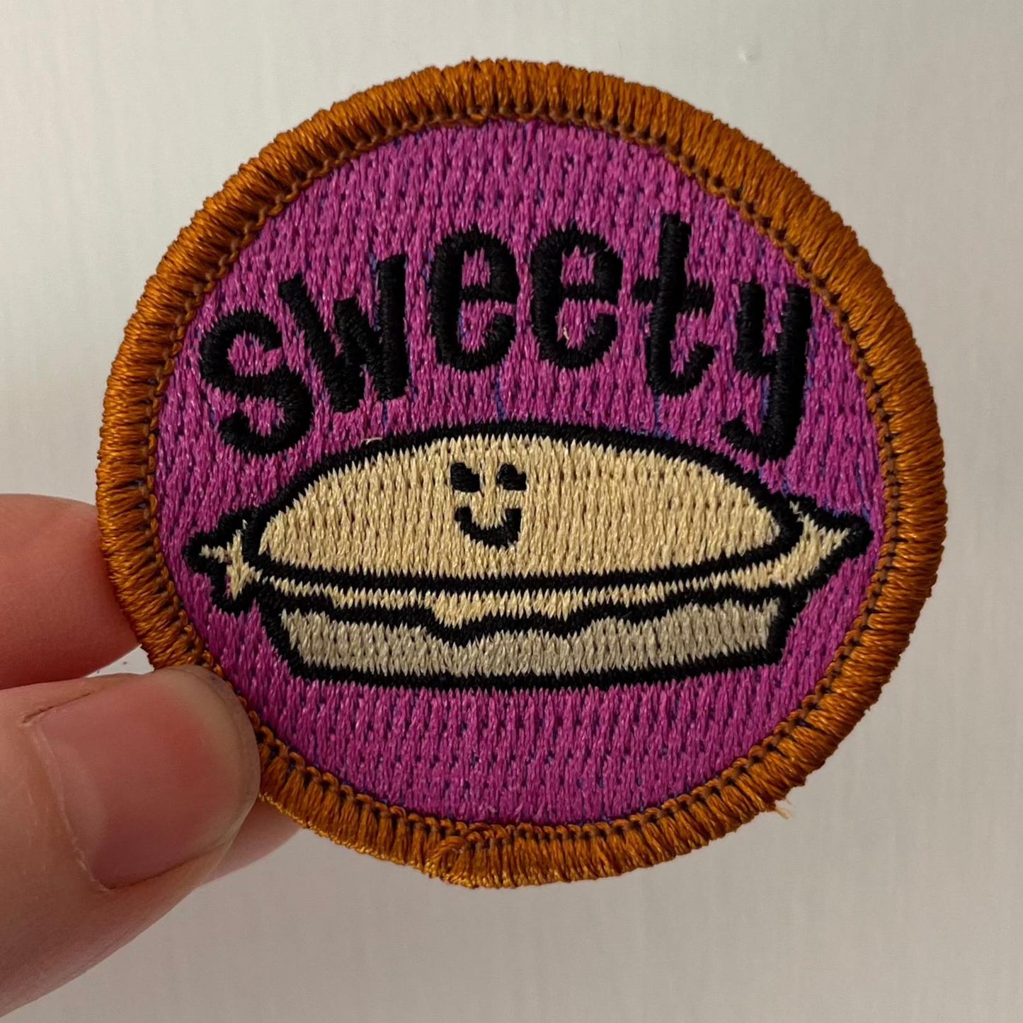 Ramona Muse Lambert-Sweety Pie 2" Embroidered Patch-patches + pins-gather here online