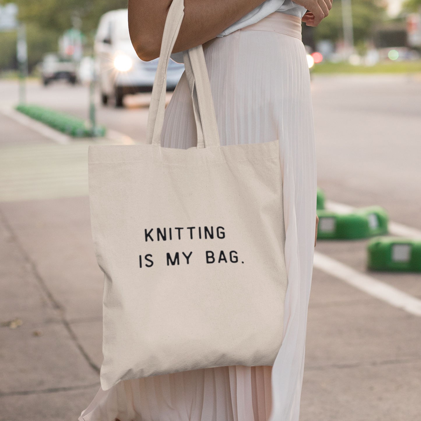 Knitting Is My Bag Tote