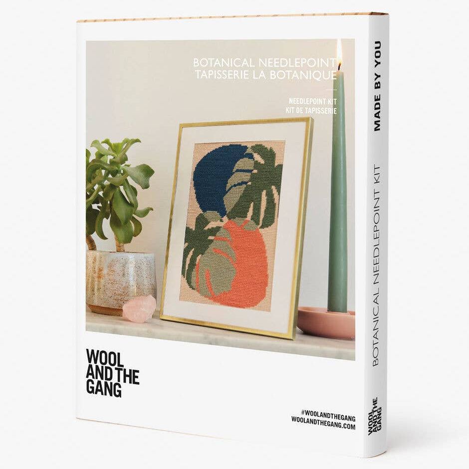 DMC-Botanical Needlepoint Kit-xstitch kit-gather here online