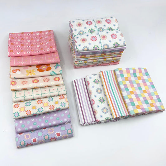Riley Blake Designs-Fat Quarter Bundle of Patchwork (12 Pieces)-fat quarters-gather here online