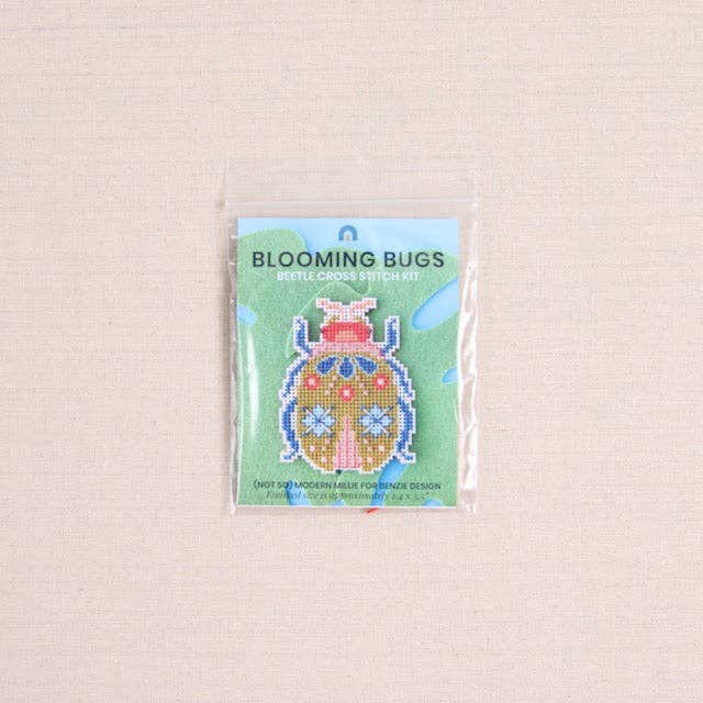 Benzie Design-Blooming Bugs Beetle Cross Stitch Kit-xstitch kit-gather here online