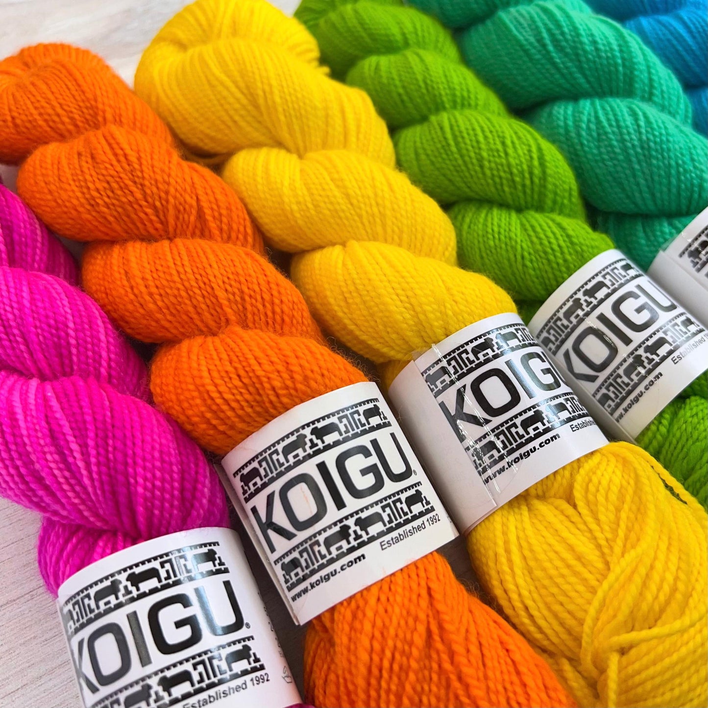 Koigu-KPM Fluorescent Solid-yarn-gather here online