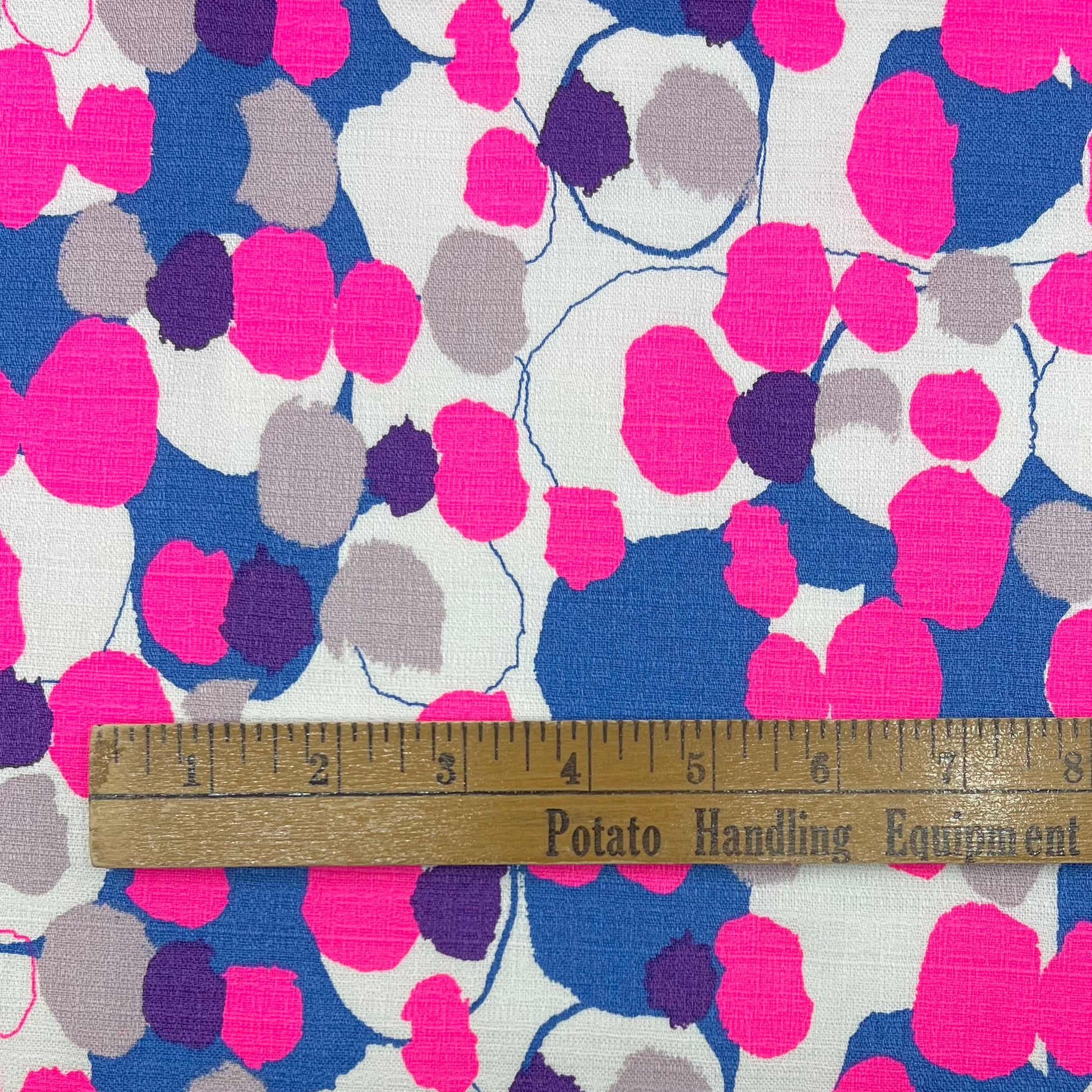 Hokkoh-Balancing Stones Bright Pink on Cotton-fabric-gather here online