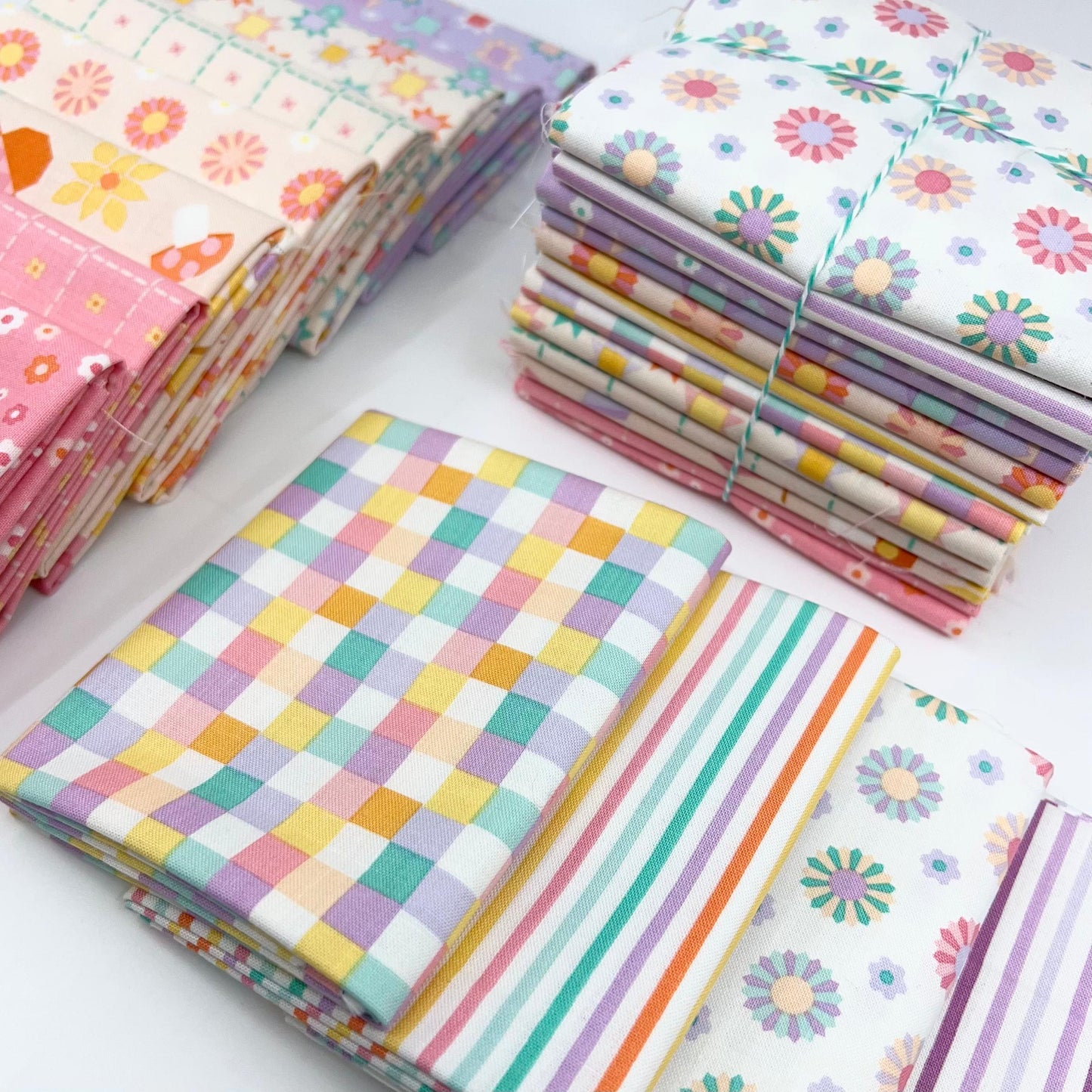 Riley Blake Designs-Fat Quarter Bundle of Patchwork (12 Pieces)-fat quarters-gather here online
