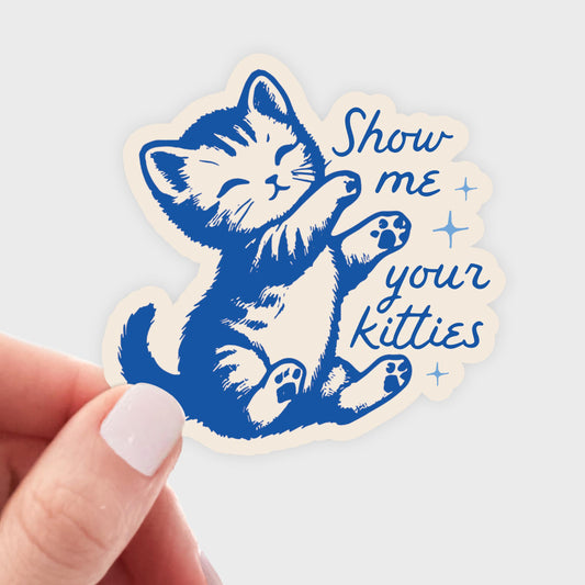 Yarnival-Show Me Your Kitties Sticker-sticker-gather here online