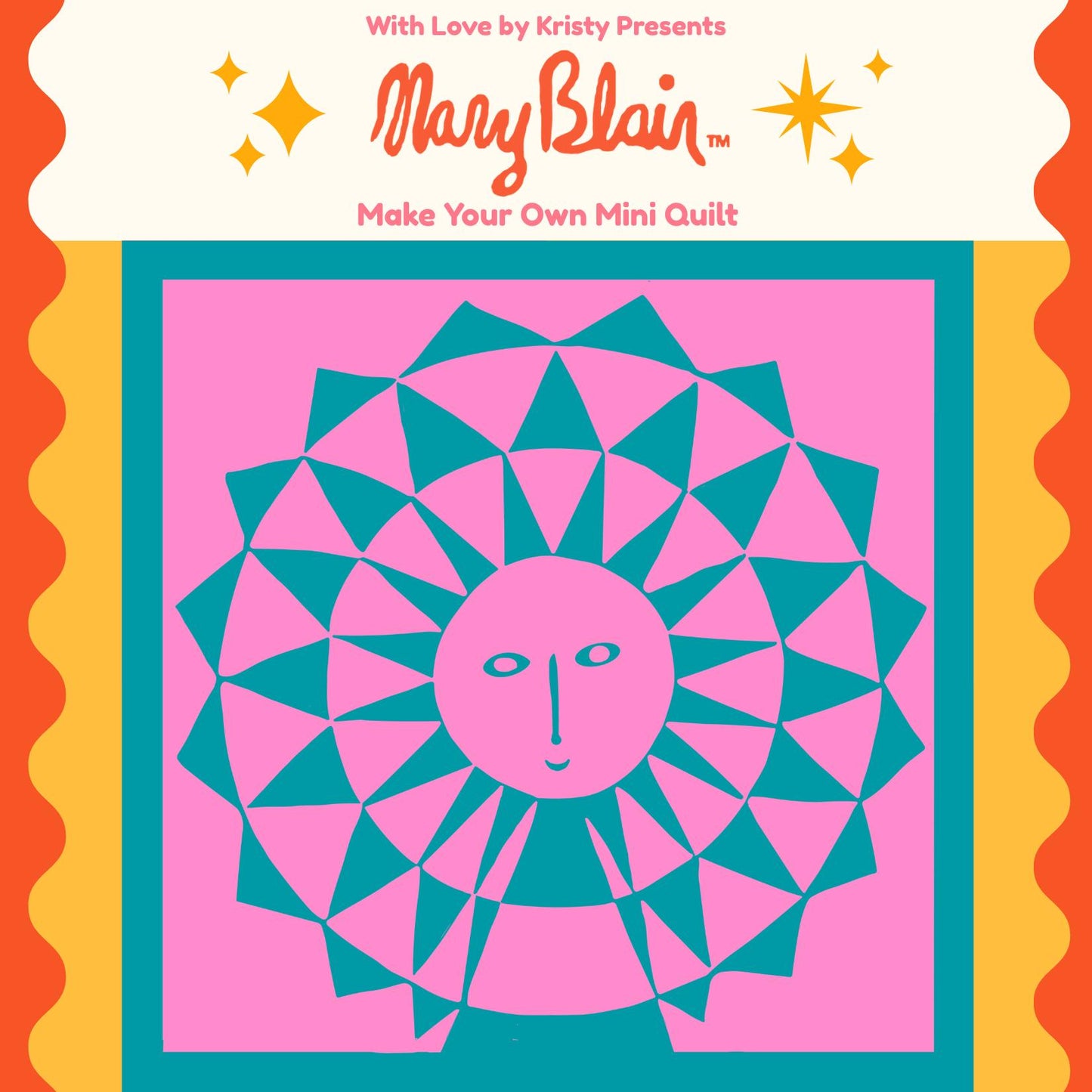 With Love by Kristy-Mary Blair™ Sunchild Mini Quilt Kit-sewing kit-gather here online