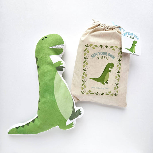 Nickwilljack-DIY Beginner Dinosaur Sewing Kit-sewing kit-gather here online