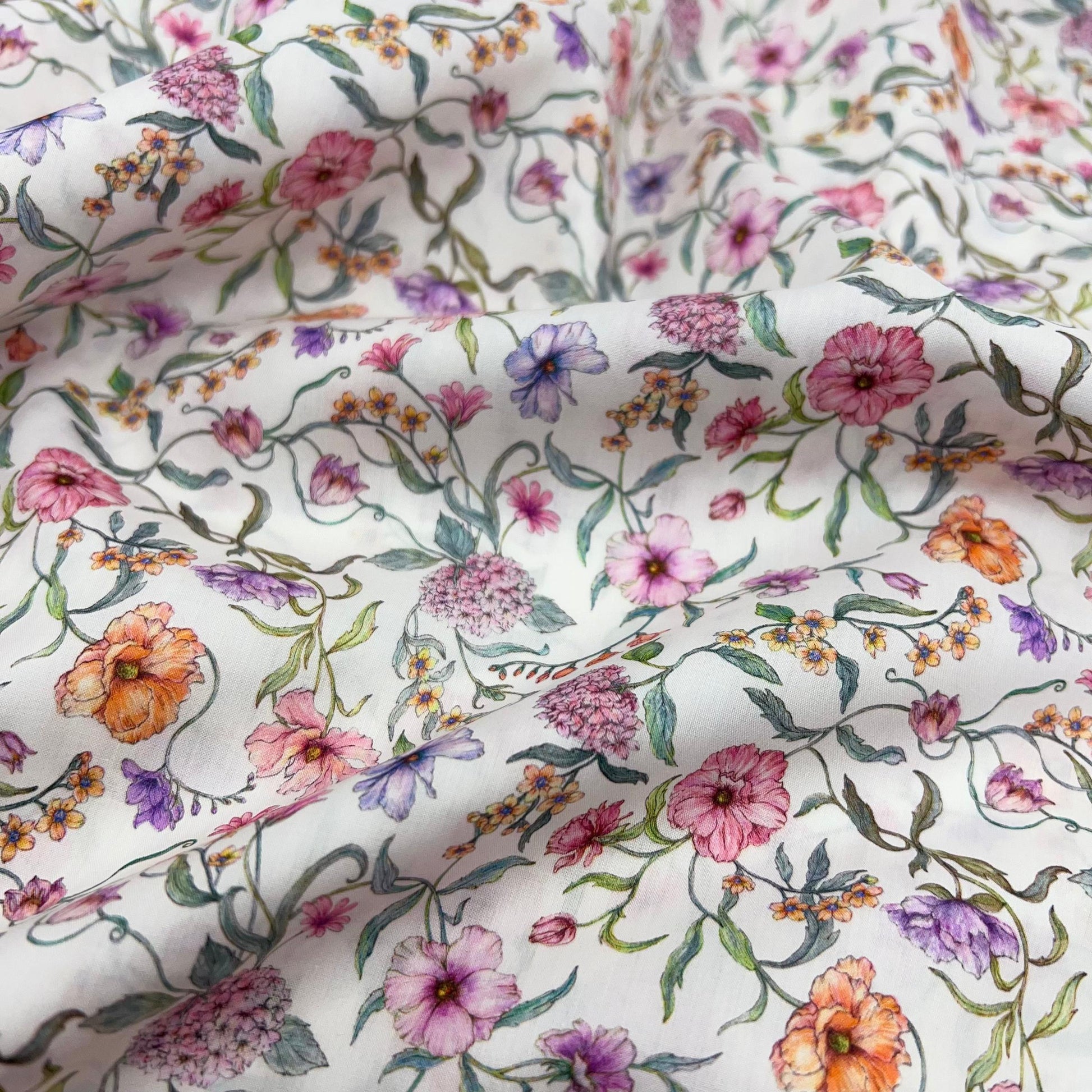 Liberty of London-Tana Lawn - Battersea Blooms-fabric-gather here online