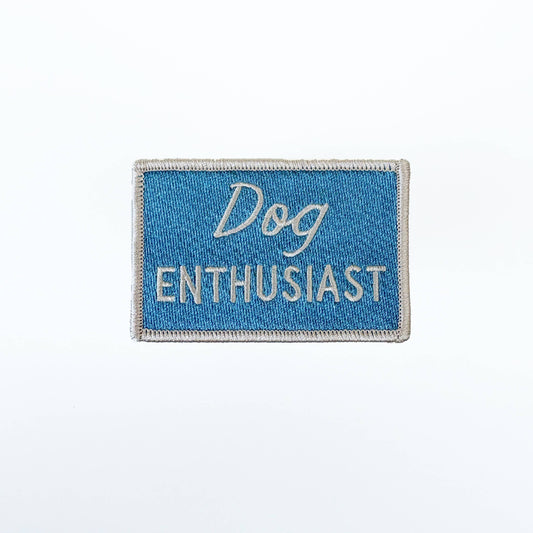 Dog Enthusiast Vintage Style Iron-On Patch
